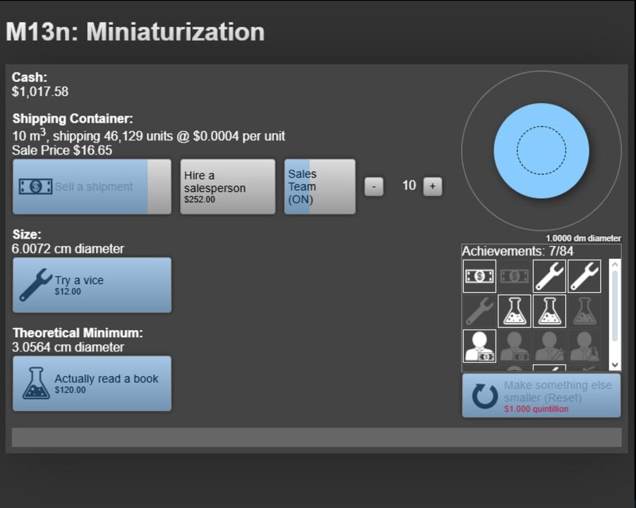 M13n: Miniaturization