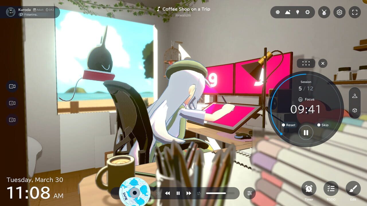 Gogh: Focus with Your Avatar