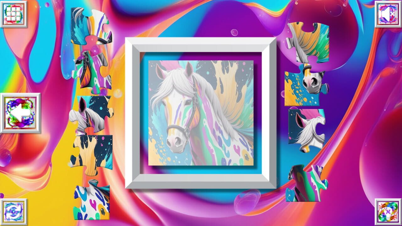 Color Splash: Horses