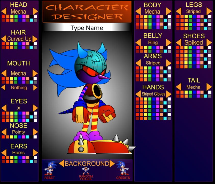 Sonic Character Designer