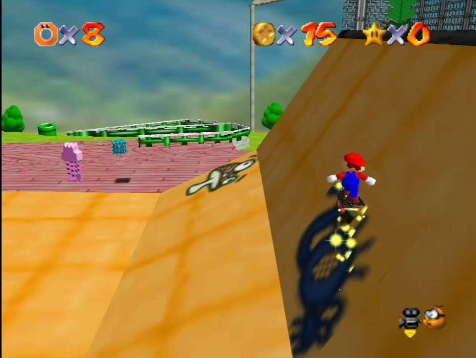 Mario Goes Skateboarding 64