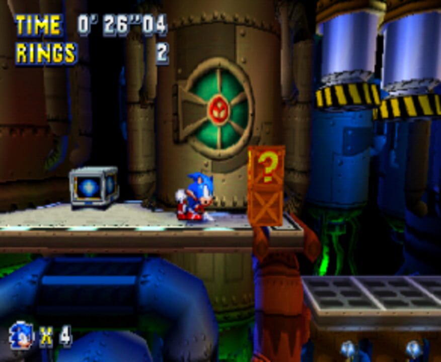 Sonic in Crash Bandicoot 2