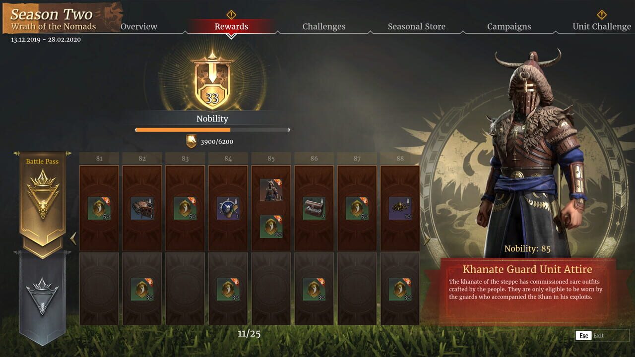 Conqueror’s Blade: Season II – Wrath of the Nomads