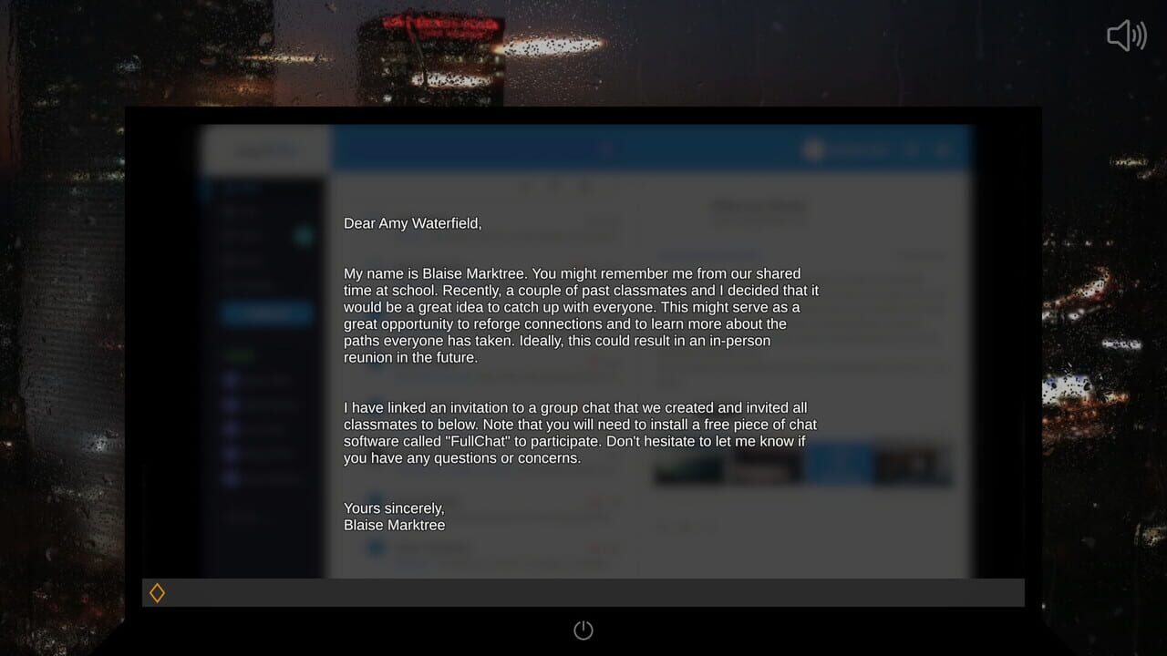 Class Reunion Chat Room