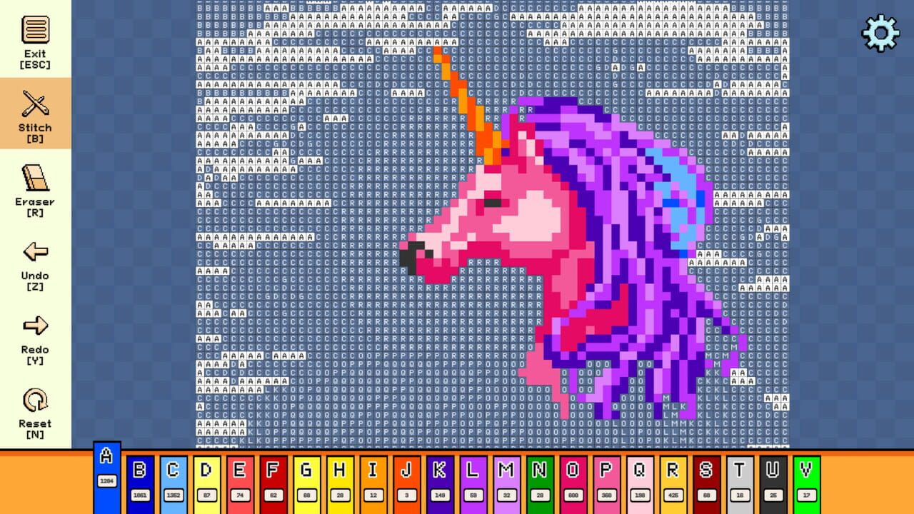 Pixel Cross Stitch: Color by Number – Mythical Monsters Pack