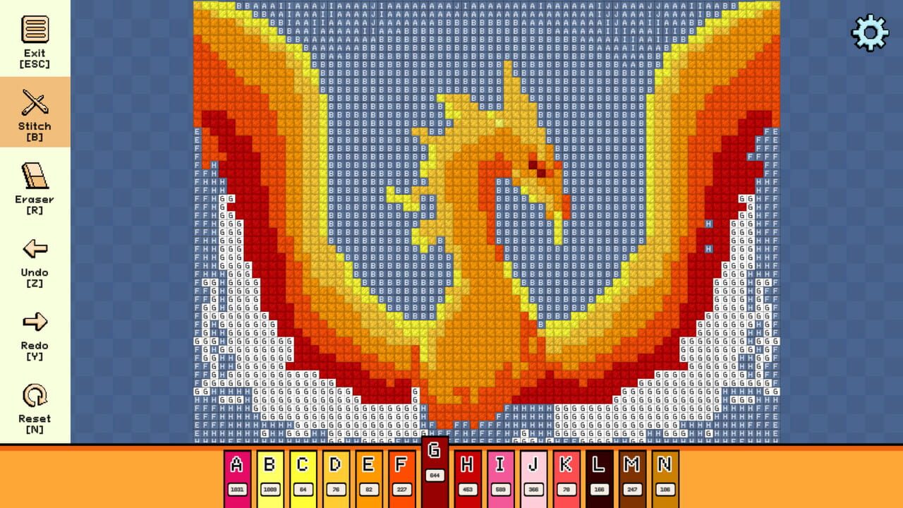 Pixel Cross Stitch: Color by Number – Mythical Monsters Pack