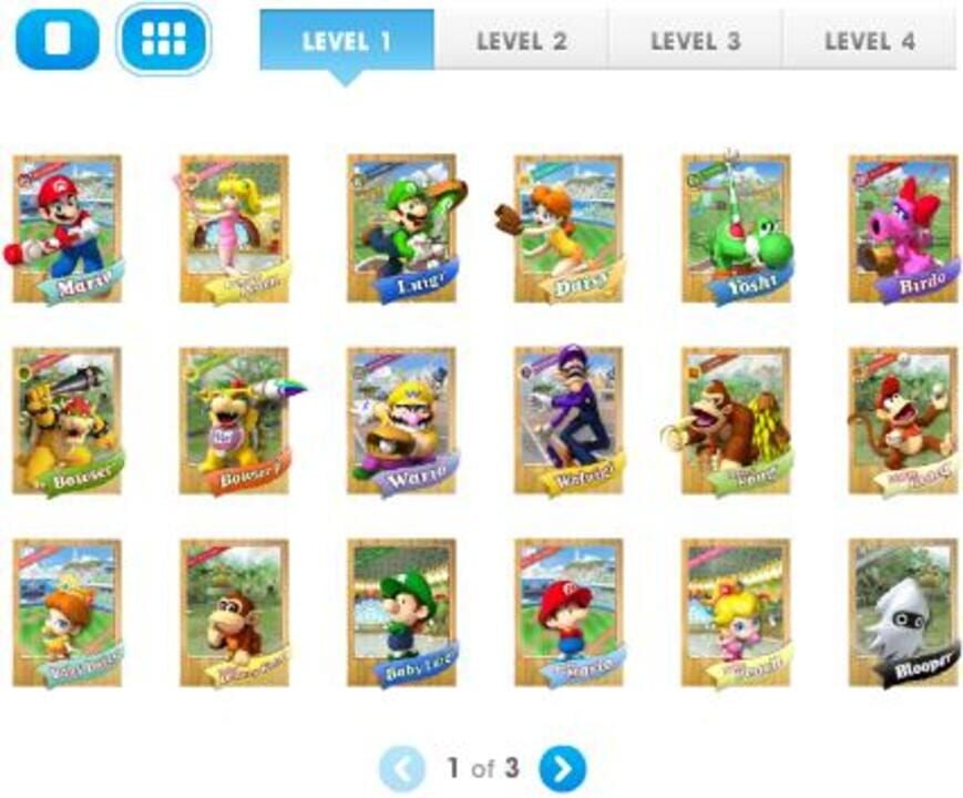 Mario Super Sluggers Cards