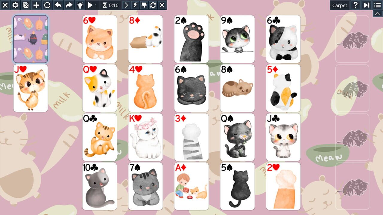 Free Solitaire: Cats