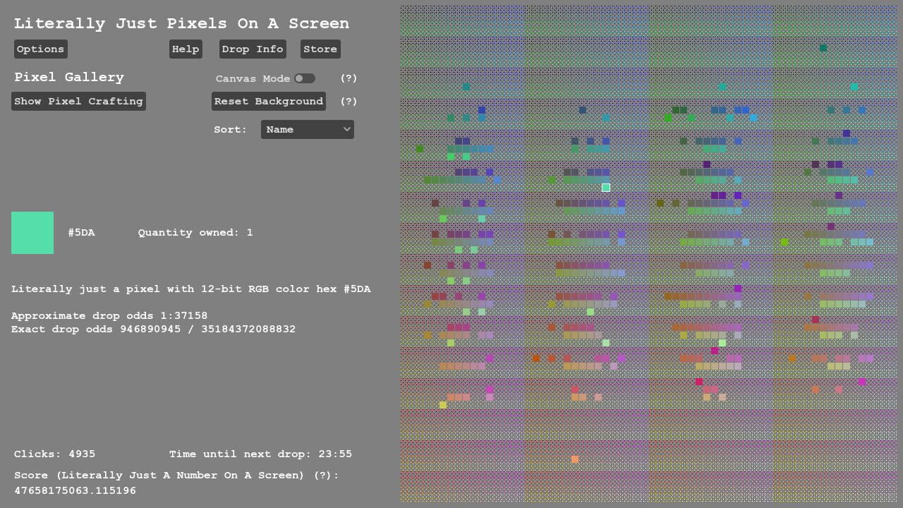 Literally Just Pixels On A Screen