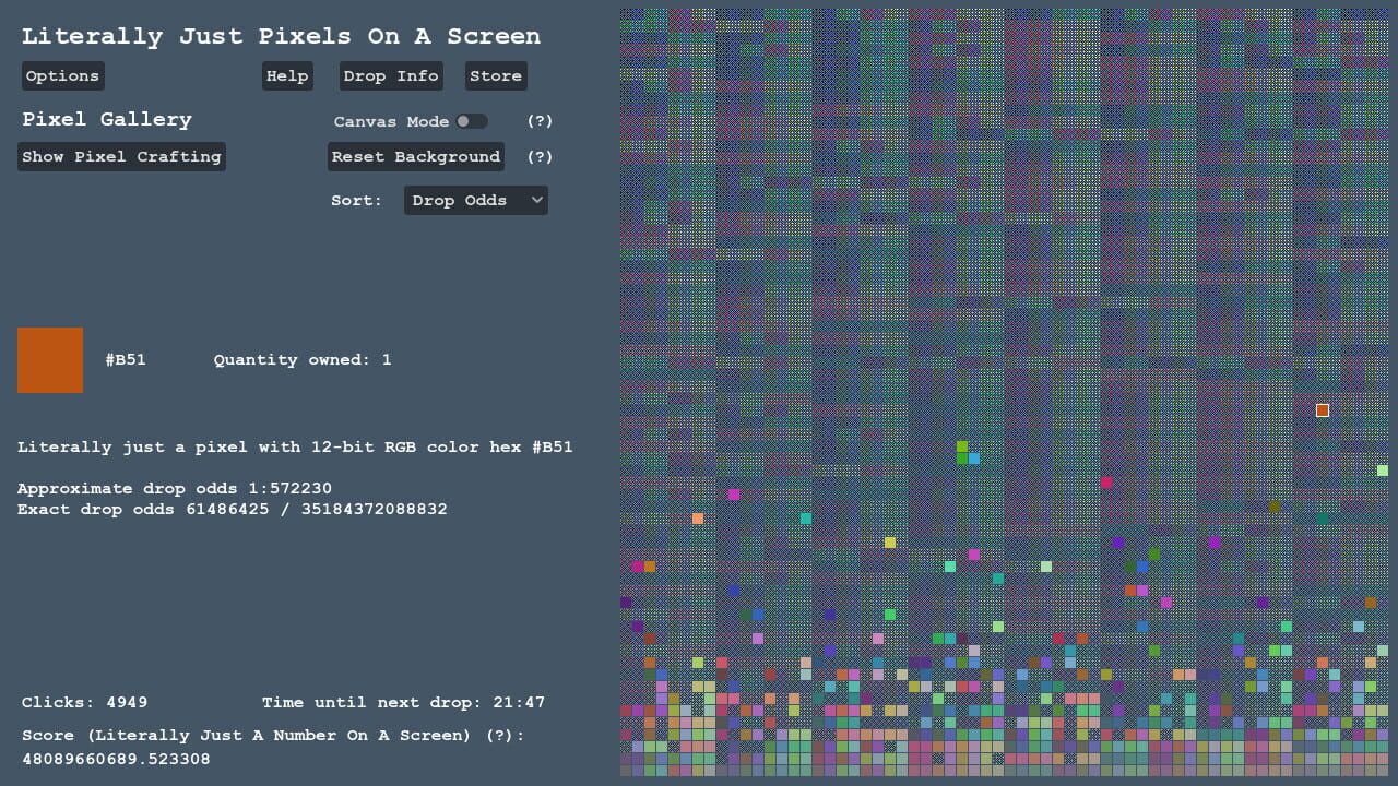 Literally Just Pixels On A Screen