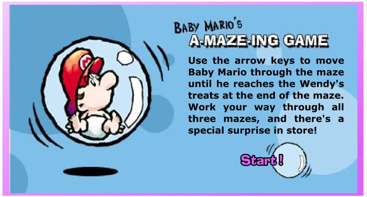 Baby Mario’s A-Maze-ing Game