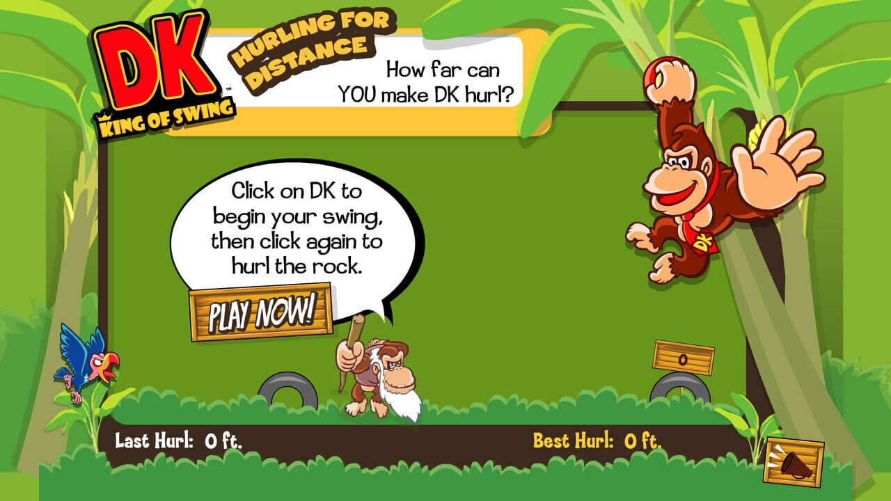 DK: King of Swing – Hurling for Distance