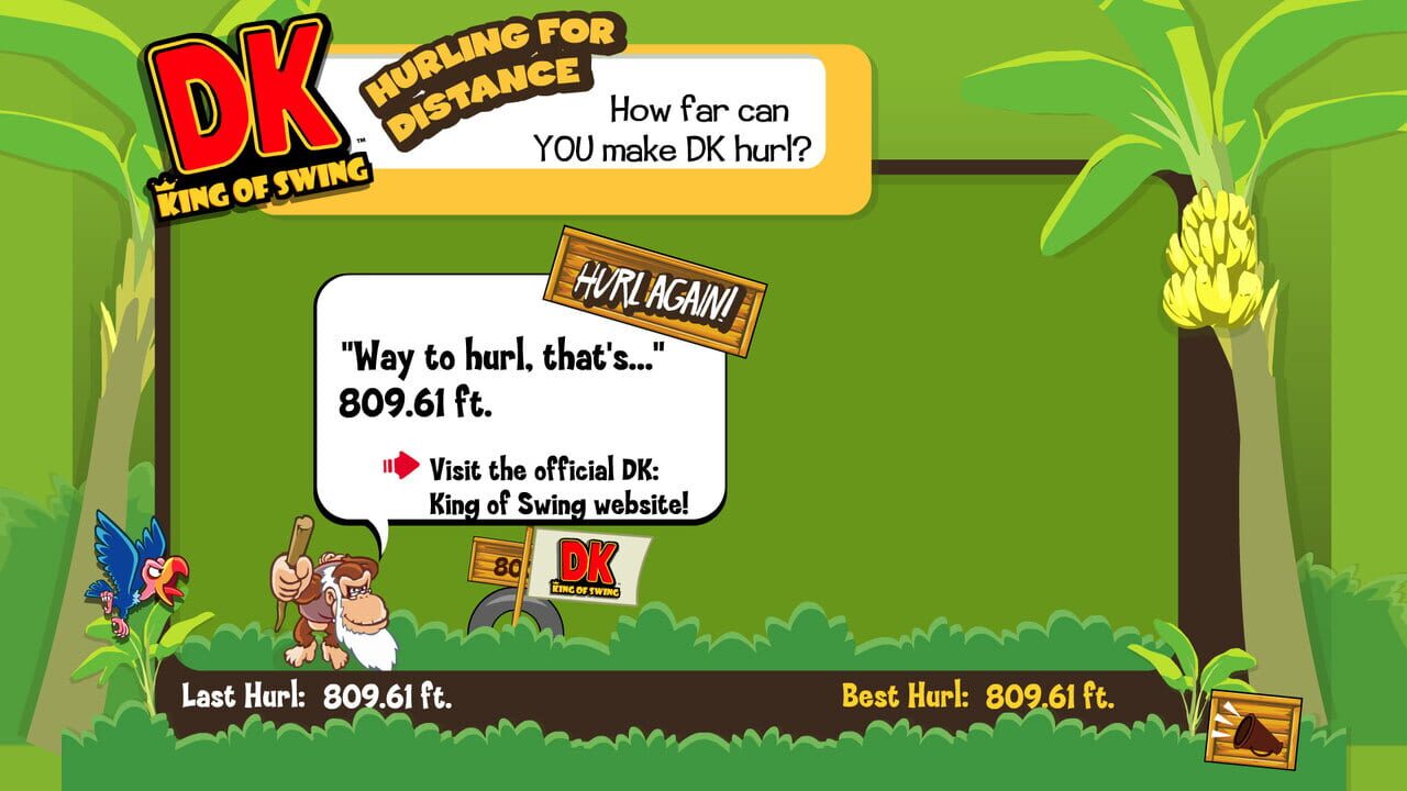 DK: King of Swing – Hurling for Distance