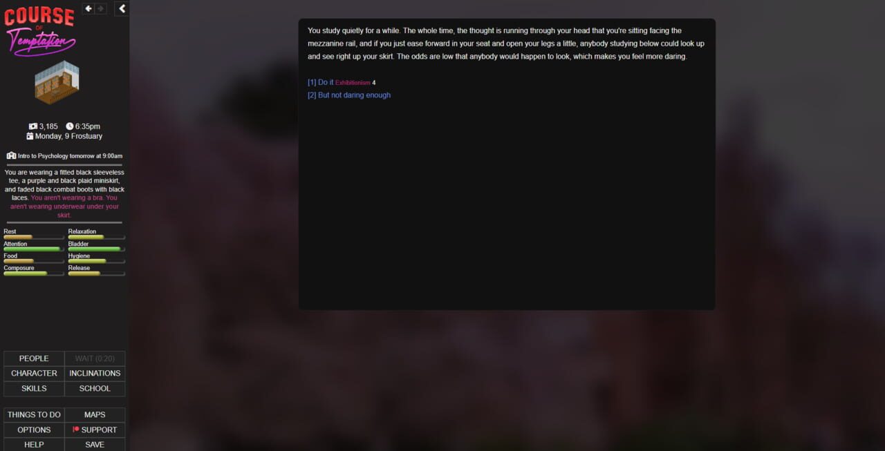 Course of Temptation