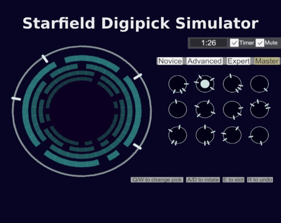 Starfield Digipick-Locking Minigame Simulator