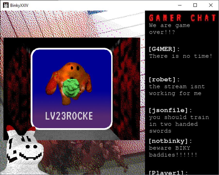 Binky XXIV: Game Streamer “Binky” Plays Grotto of the Grebulons