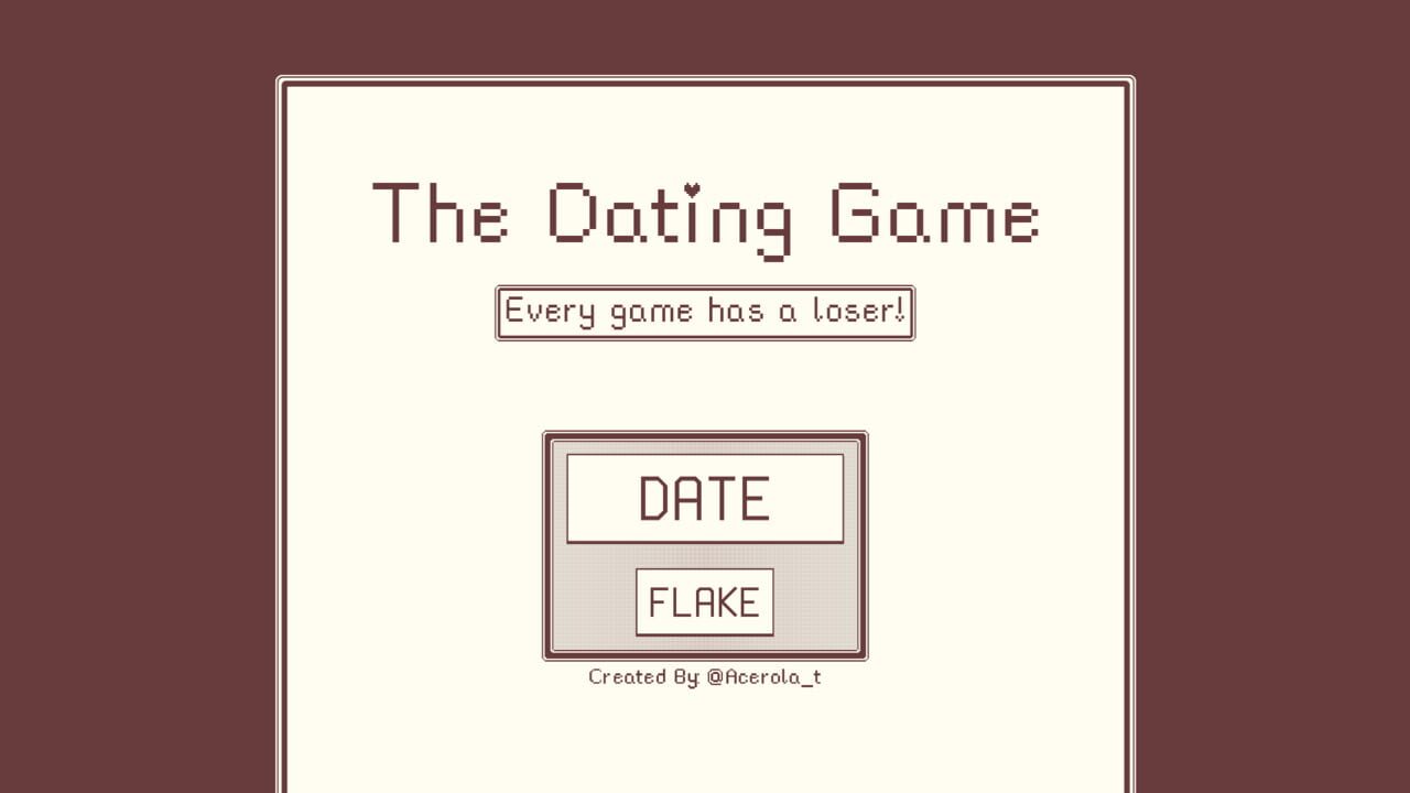 The Dating Game