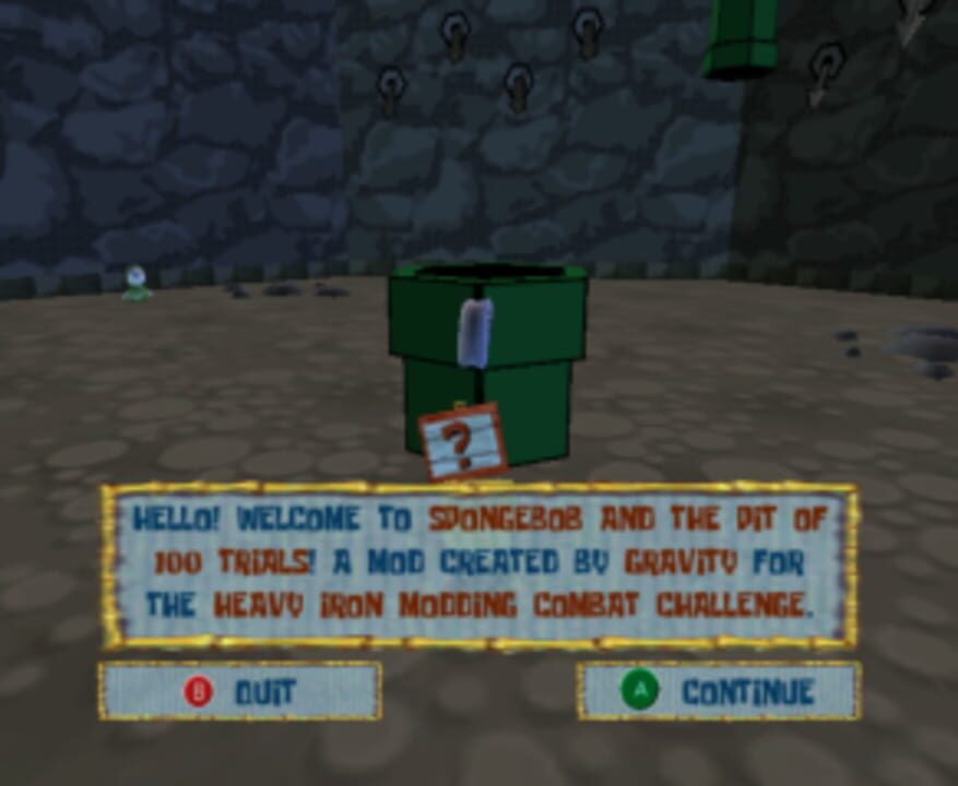 SpongeBob and the Pit of 100 Trials