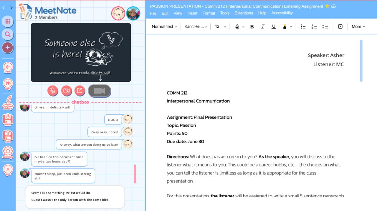 Assignment Due: Project Blue