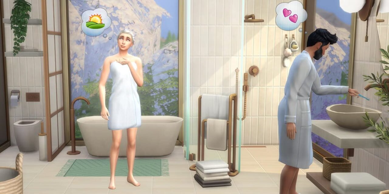 The Sims: 4 Sleek Bathroom Kit