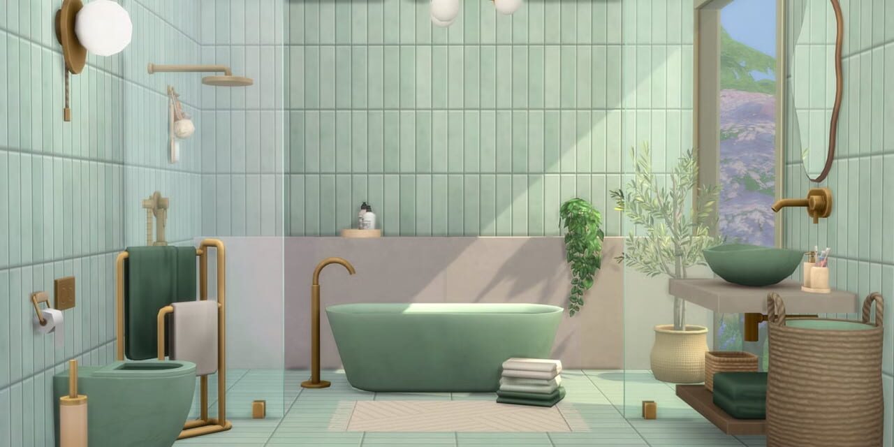 The Sims: 4 Sleek Bathroom Kit