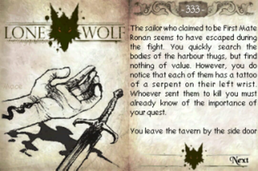 Lone Wolf DS II: Fire On The Water