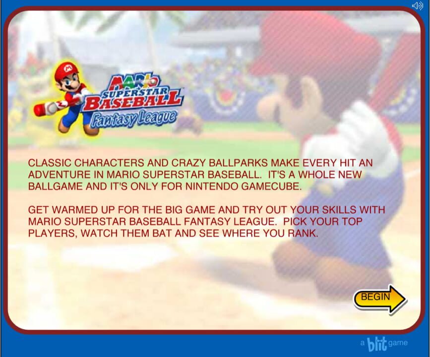 Mario Superstar Baseball Fantasy League