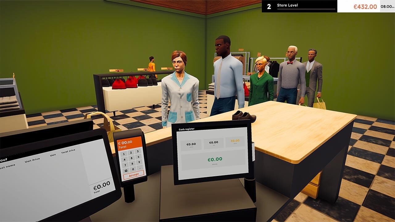 Clothes & Outlet Supermarket Store Simulator