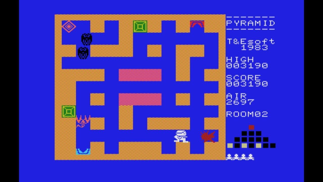 Eggconsole Pyramid Warp MSX