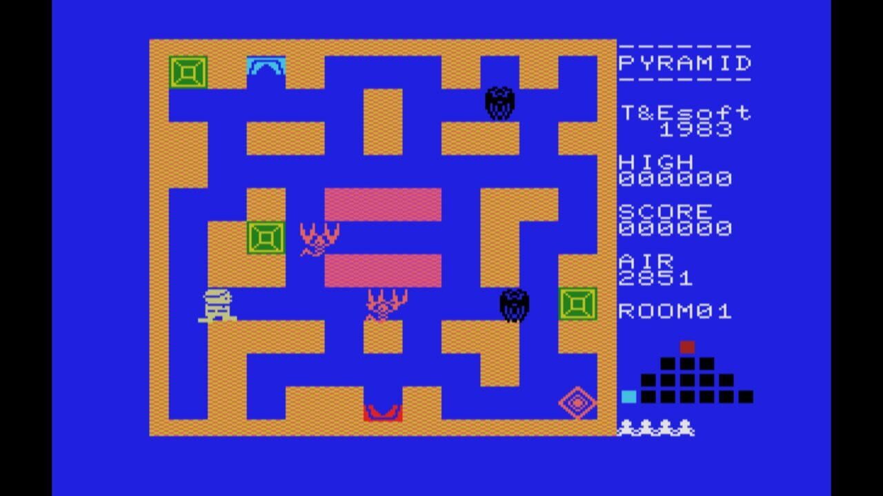 Eggconsole Pyramid Warp MSX