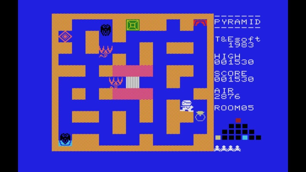Eggconsole Pyramid Warp MSX