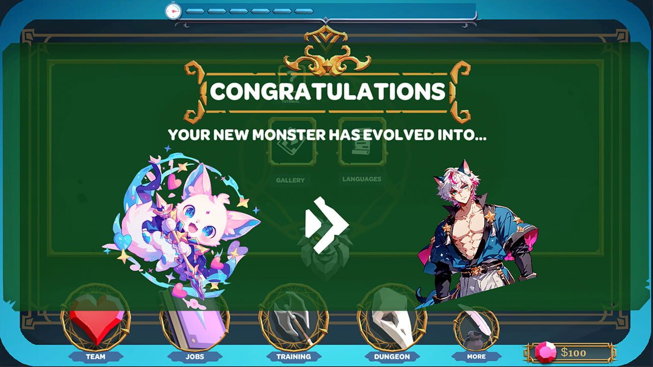 Dungeon of Love: Catch Monsters to Make a Perfect Anime Boyfriend