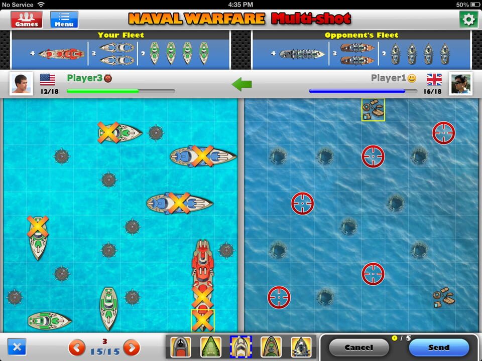 Naval Warfare Multi-shot