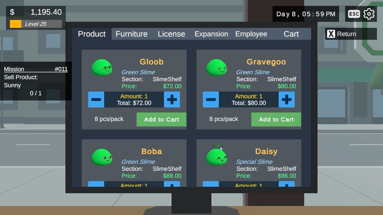 Slime Store Simulator