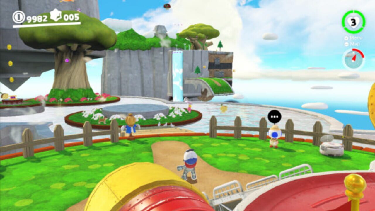 Super Mario Odyssey: Fluffy Bluff Kingdom