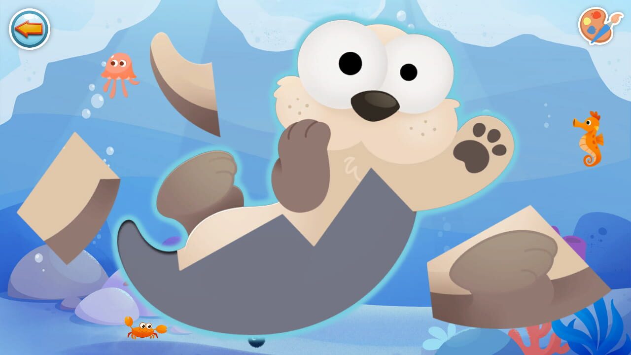 Puzzles & Colors: Games for Kids – Sea Animals