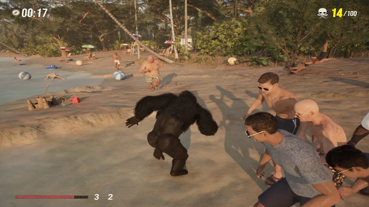 Gorilla Vs 100 Men
