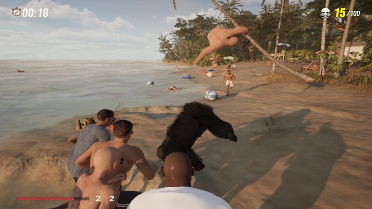 Gorilla Vs 100 Men