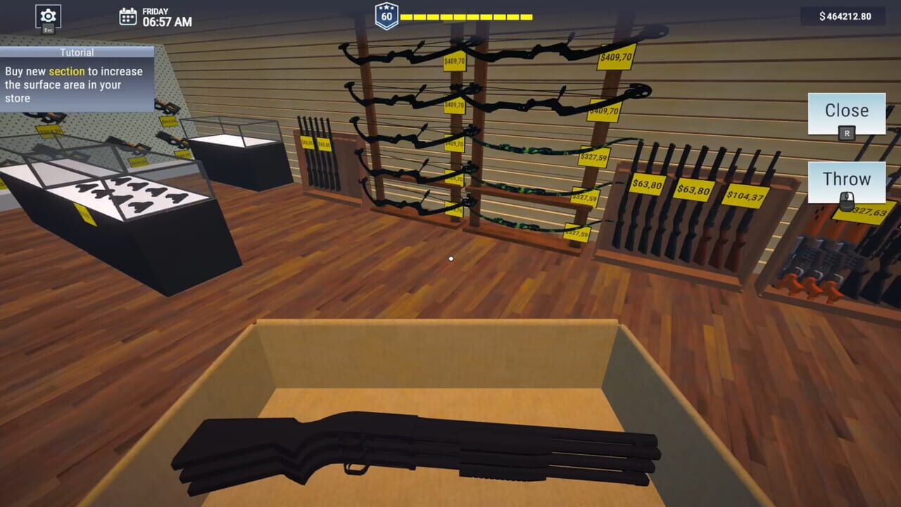 Gun Center Simulator