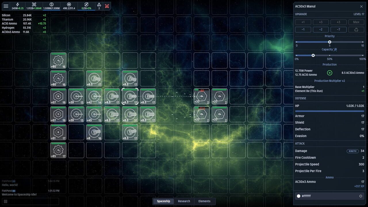 Spaceship Idle: Design, Build, Explore & Battle