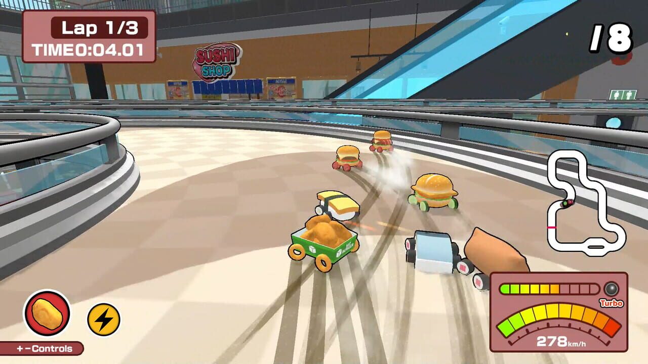 Sushi vs. Burger Race