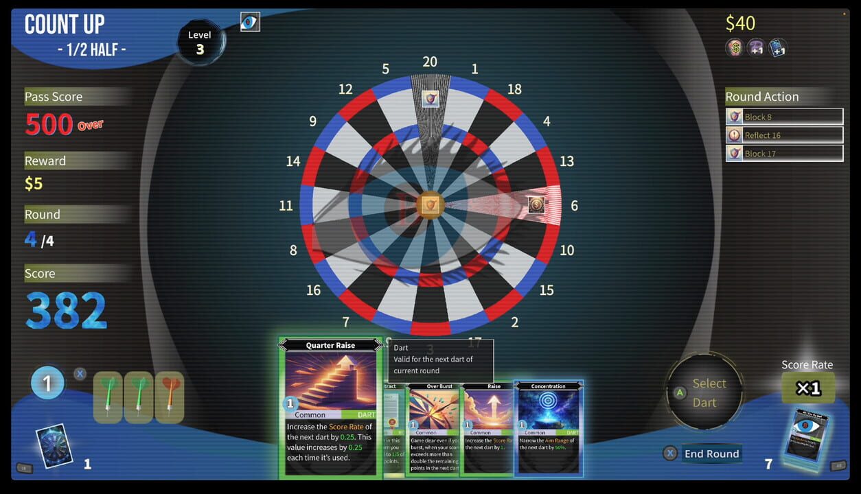 Greedy Darts