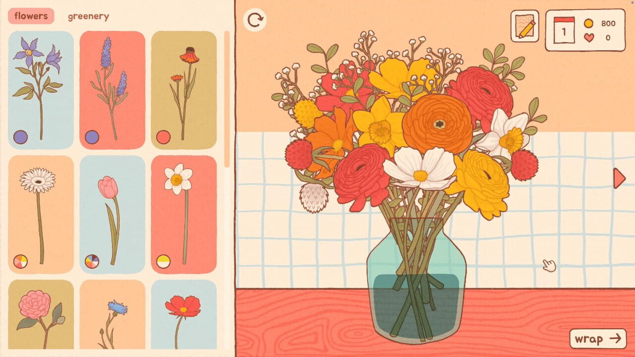 Flowers and Favours: Florist Simulator