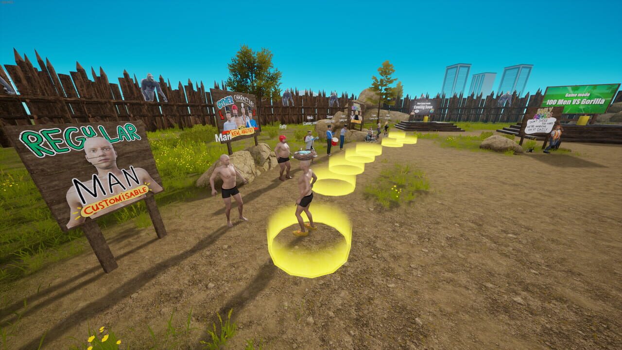 100 Men vs 1 Gorilla