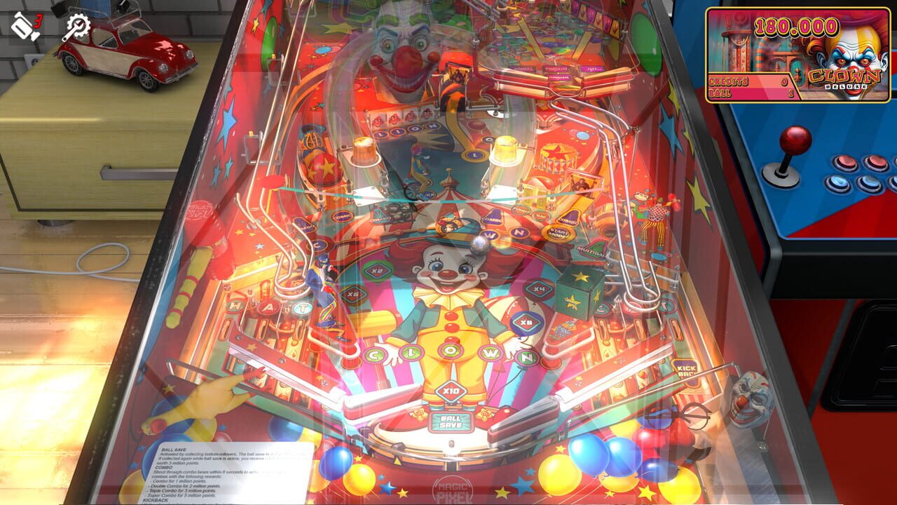 Zaccaria Pinball: Clown Deluxe Pinball Table