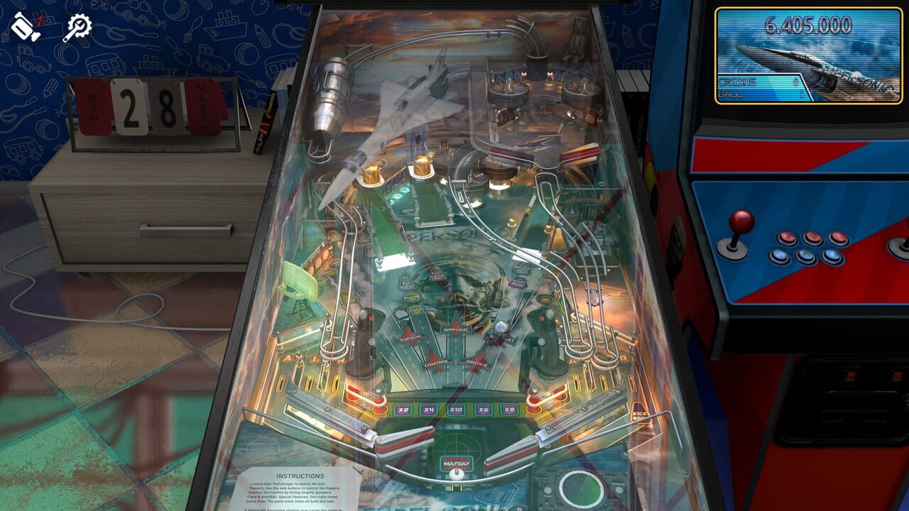 Zaccaria Pinball: Supersonic Deluxe Pinball Table