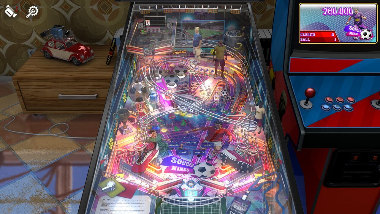 Zaccaria Pinball: Soccer Kings Deluxe Pinball Table