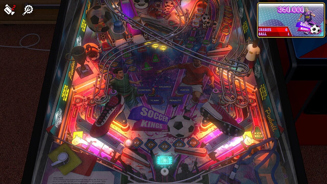 Zaccaria Pinball: Soccer Kings Deluxe Pinball Table