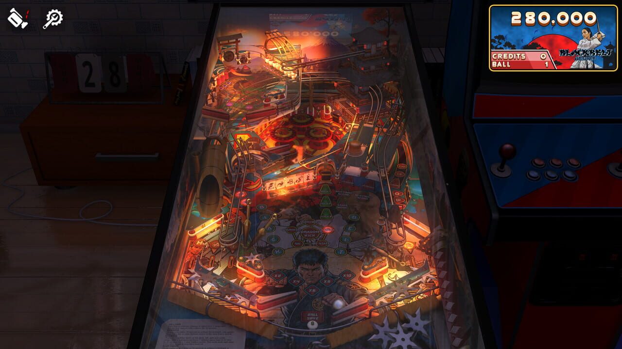 Zaccaria Pinball: Blackbelt Deluxe Pinball Table
