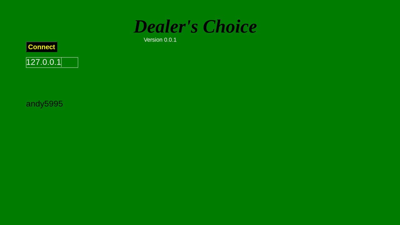 Dealer’s Choice